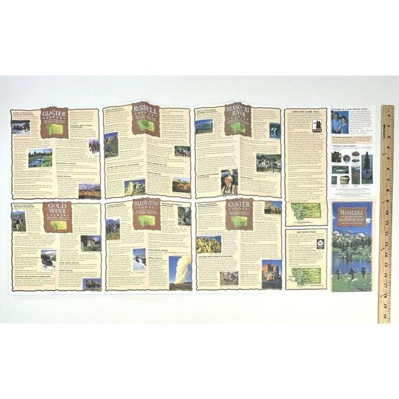 1998-99 MONTANA Official State Highway MAP Transportation Travel Tourism EUC - Picture 5 of 5